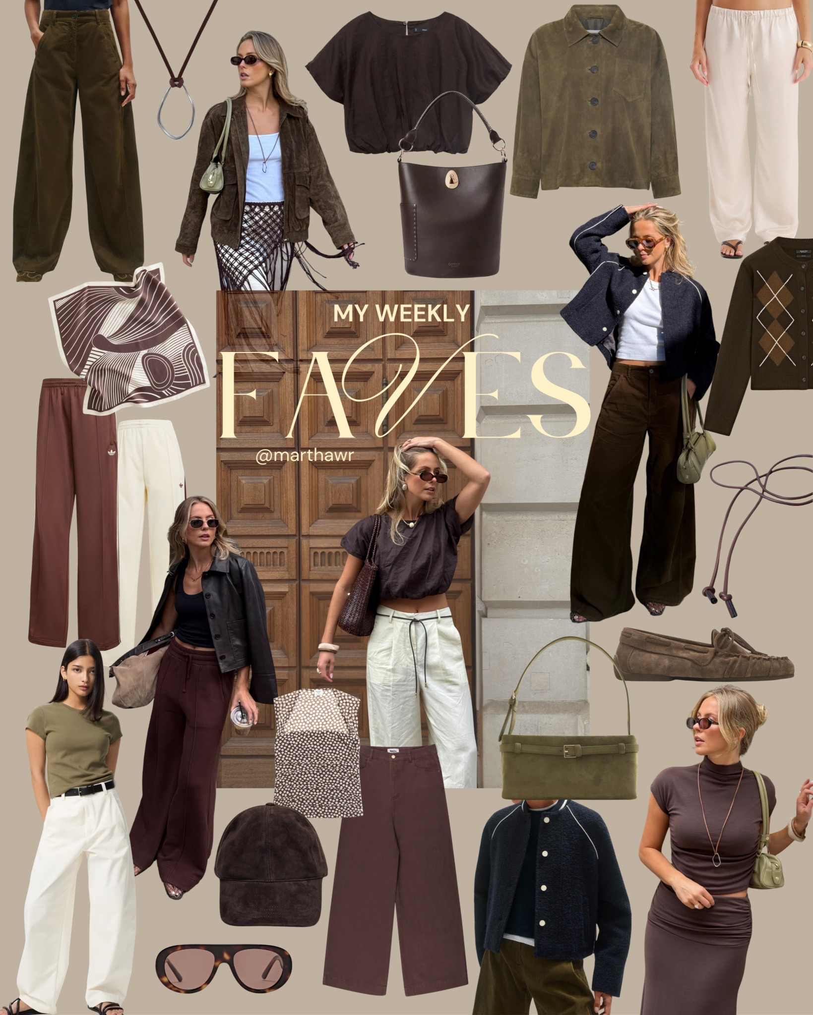 My weekly faves: it’s turning transitional 🤎🫒🍂

Cord trousers, corduroy, barrel leg, olive green, suede, suede bomber jacket, mocha mousse, chocolate brown, midnight navy, aw capsule, autumn outfits, polkadot, cord necklace, silk scarf, argyle cardi, brown leather bag, loafers, satin trousers, leather jacket 

#LTKautumn #LTKuk #LTKstyletip