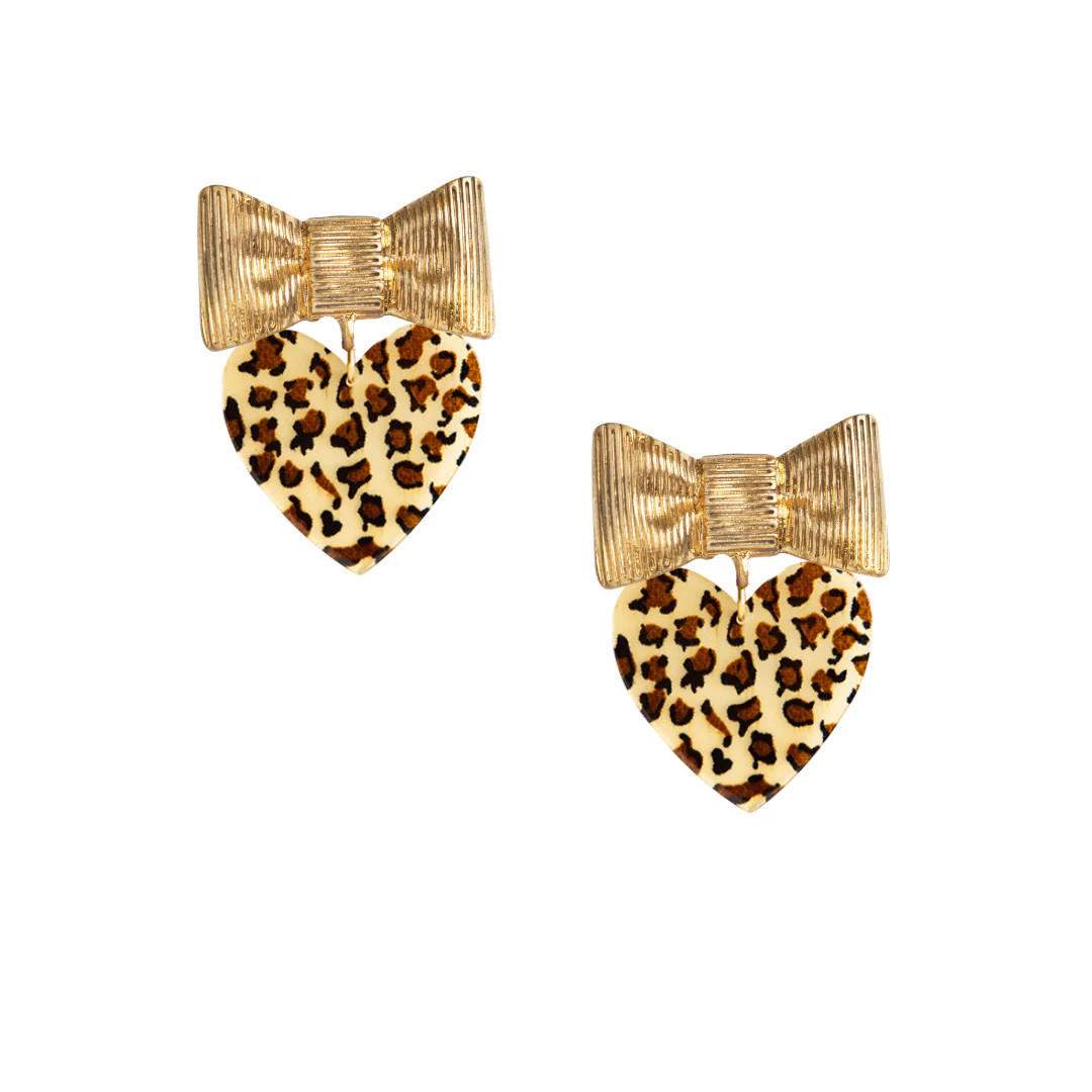 Bow Leopard Hearts | Neely Phelan