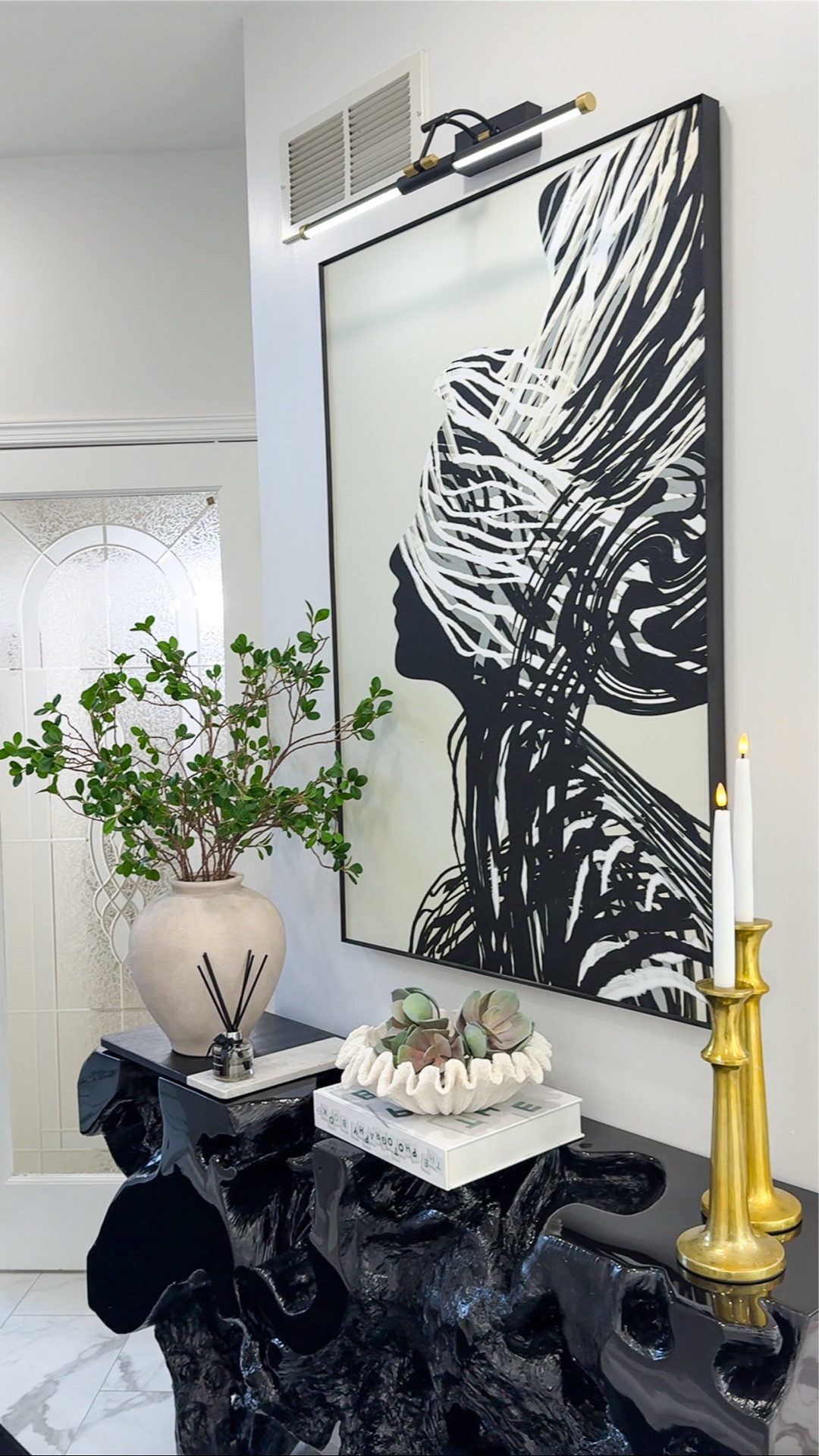 The little details are often what transform a space from simply looking nice to feeling like home. Create spaces that make you exhale, slow down, and appreciate the life you're building within those walls. Because at the end of the day, the most beautiful homes aren't the most decorated, they're the most loved.
Hope you’re inspired ❤️

Tap below to shop! Follow me @omabelle for more Fashion, Home & everything inbetween. Glad to have you here!!! 💕😊🙏

Home | Home decor |Entryway decor | Entryway table | console table | Buffet table | Accent table
Pottery barn | Amazon home
Restoration hardware look for less |Luxe for less | Entryway ideas | Foyer table | Foyer decor | Sofa table | Black sofa table | Black console | Black accent table
| Black wooden table |Living room decor | Rugs | Area rug | Neutral rug | Living room family room rug | Sofa sectional | Washable cleanable sofa | Family friendly sofa furniture | Stain resistant fabric sofa | Cloud sofa | Family kid toddler | pet friendly sofa | Coffee table | Livingroom | Home decor | bedding | bedroom | fall decor |  fall porch | dresser | rug | kitchen | dispenser | cutlery set | knives

#LTKHome #LTKSeasonal #LTKU