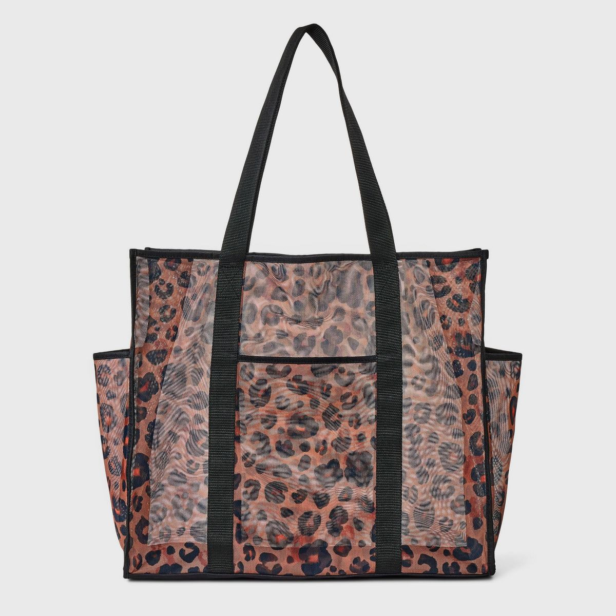 Mesh Packable Tote Handbag - Shade & Shore™ Leopard Print | Target