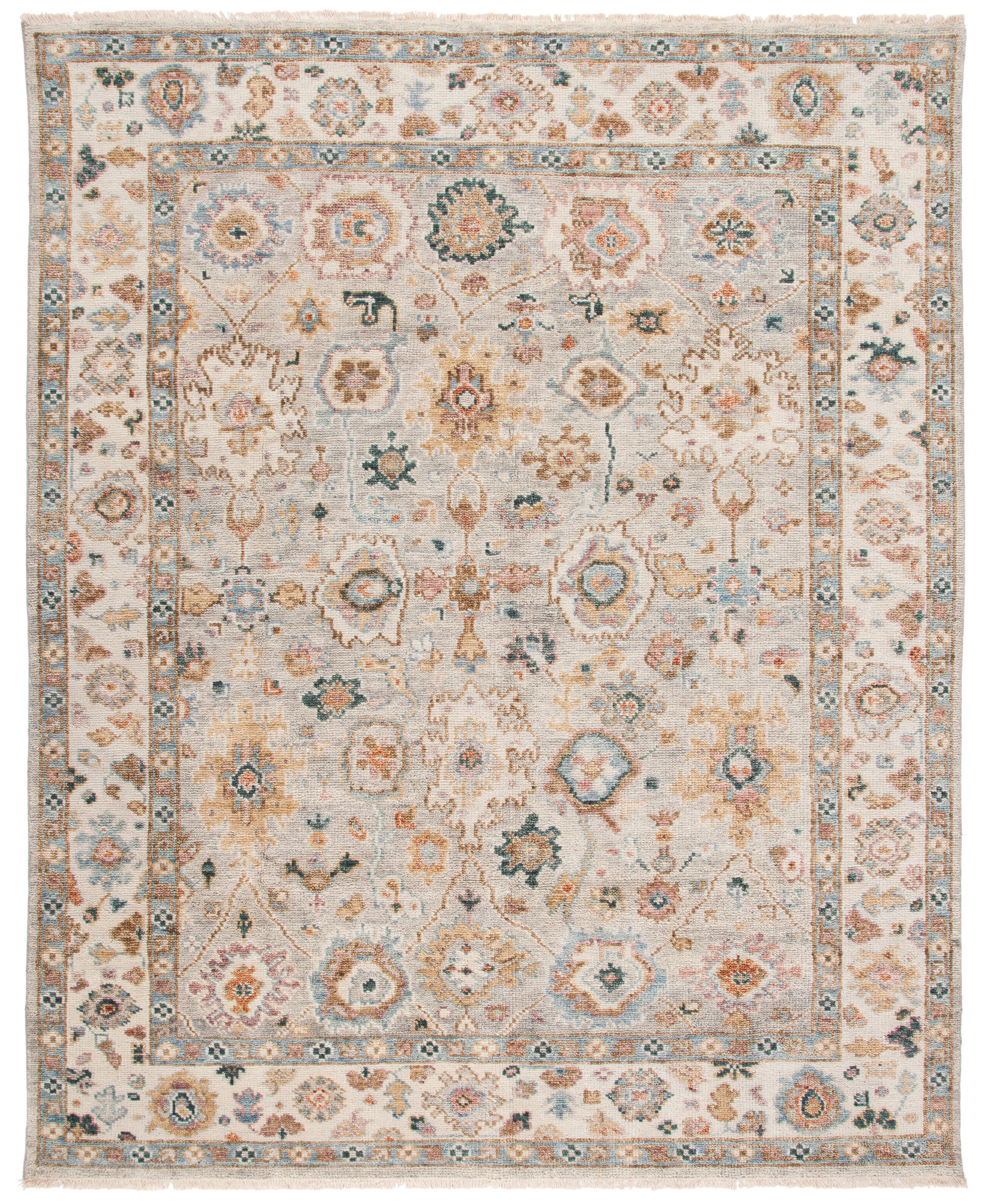 Hand Knotted 70% Wool And 30% Cotton Oriental Rug | Wayfair North America