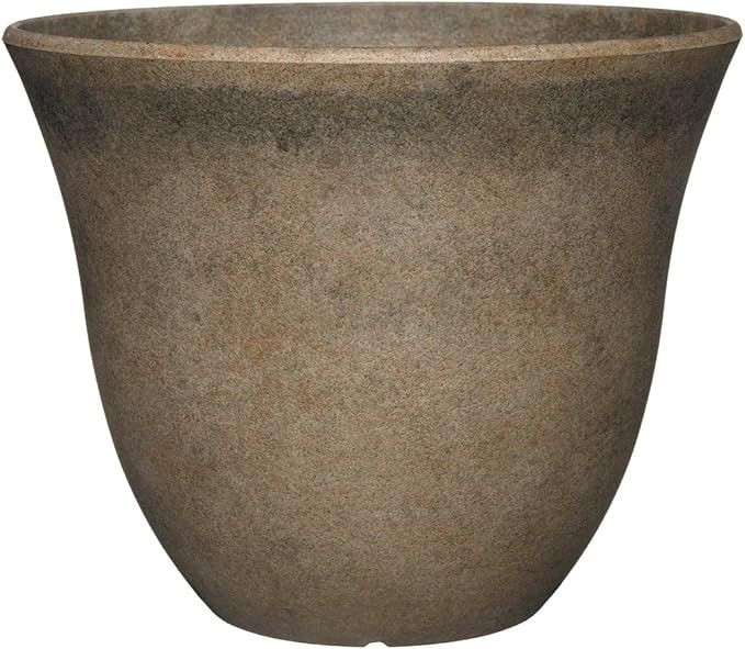 Classic Home and Garden Honeysuckle Planter, Patio Pot, 13" Fossil Stone | Amazon (US)