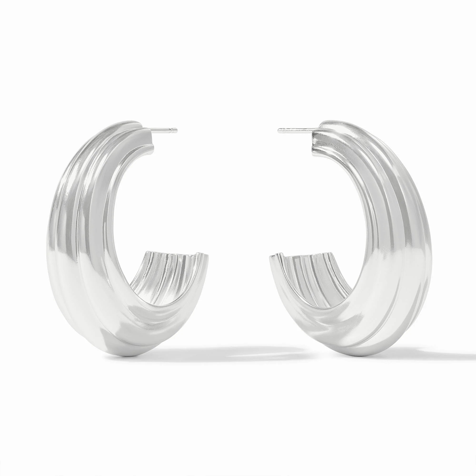 Portofino Silver Statement Hoop | Julie Vos