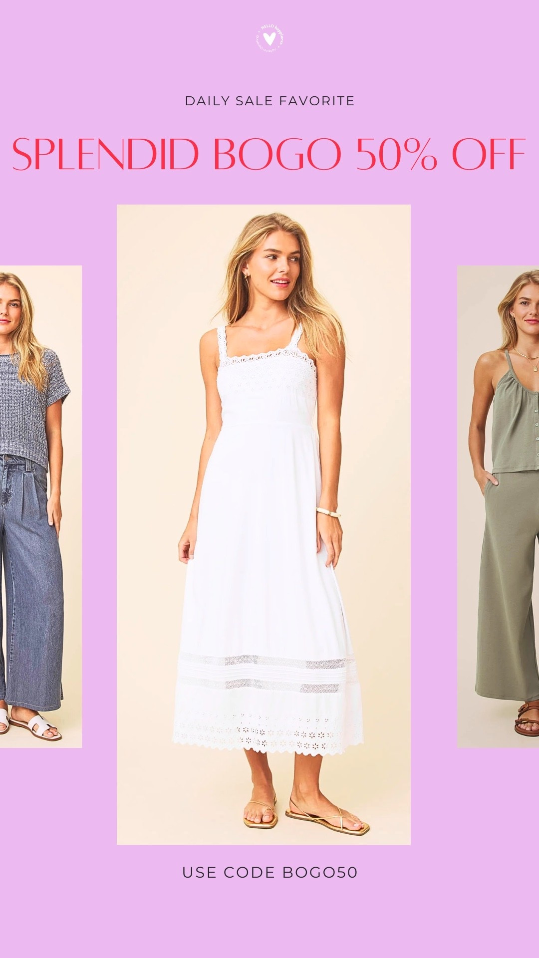 Splendid is bringing the cozy basics ✨ BOGO 50% off is the perfect time to grab those effortless dresses, everyday tees, and matching sets you've been eyeing. 🤍

#LTKSeasonal #LTKSaleAlert #LTKootd