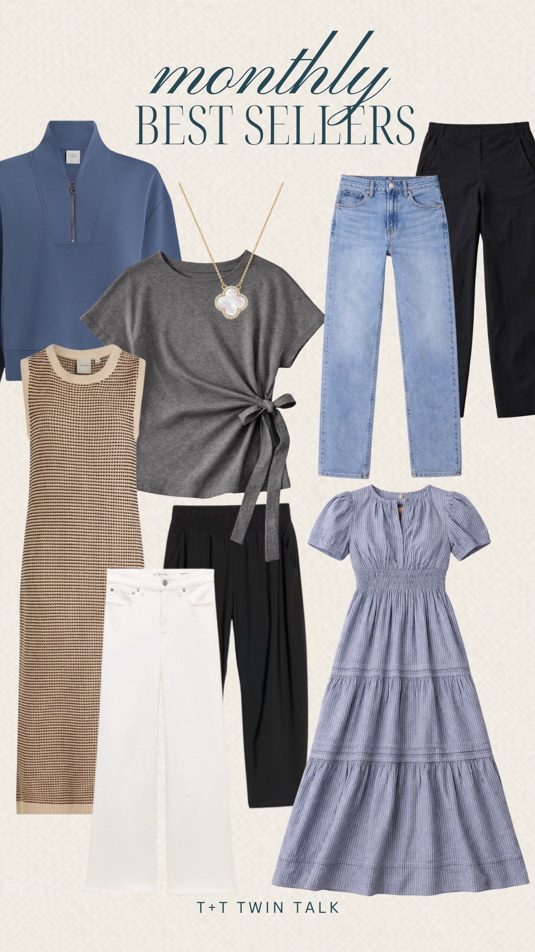 These are the top 10 best sellers form the month of March! Everyone is loving the knit dress from Varley and the tiered dress from Quince! We also found some many amazing pants this month!

#LTKOver40 #LTKMidsize #LTKSeasonal