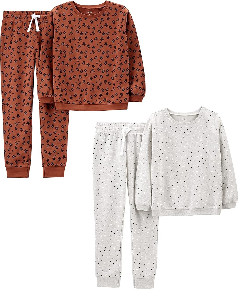 Simple Joys by Carter's Girls' 4-Piece Sweatshirt Set | Amazon (US)