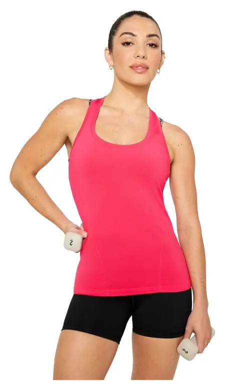 Fabletics Women's Feather Tech+ Racerback Tank in Raspberry Fizz at Nordstrom, Size Medium | Nordstrom