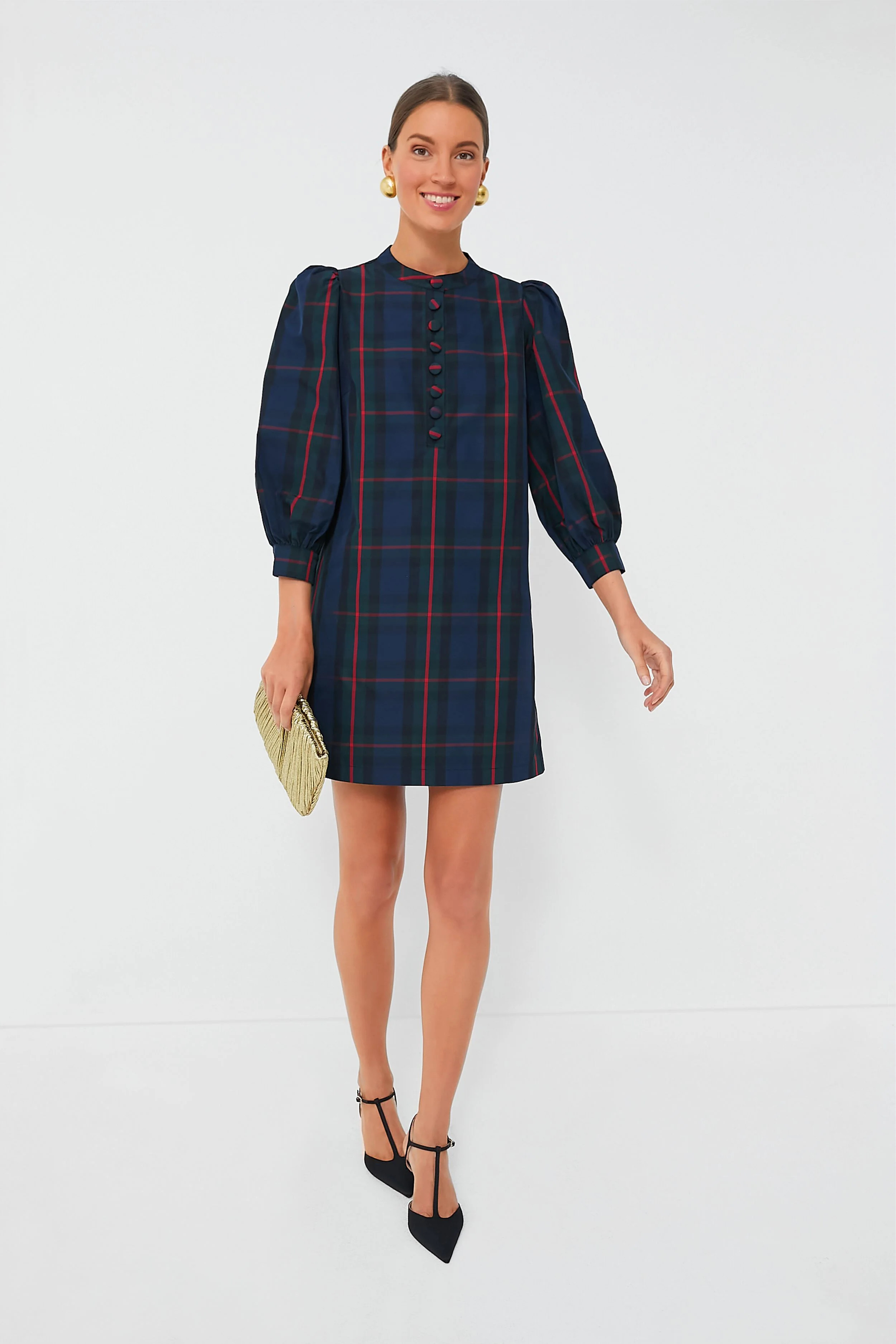 Fraser Plaid Samantha Dress | Tuckernuck (US)