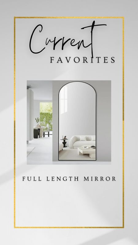 Full length mirror for living room or bedroom.  Great gift for a teen girl

#LTKGiftGuide #LTKhome #LTKbeauty