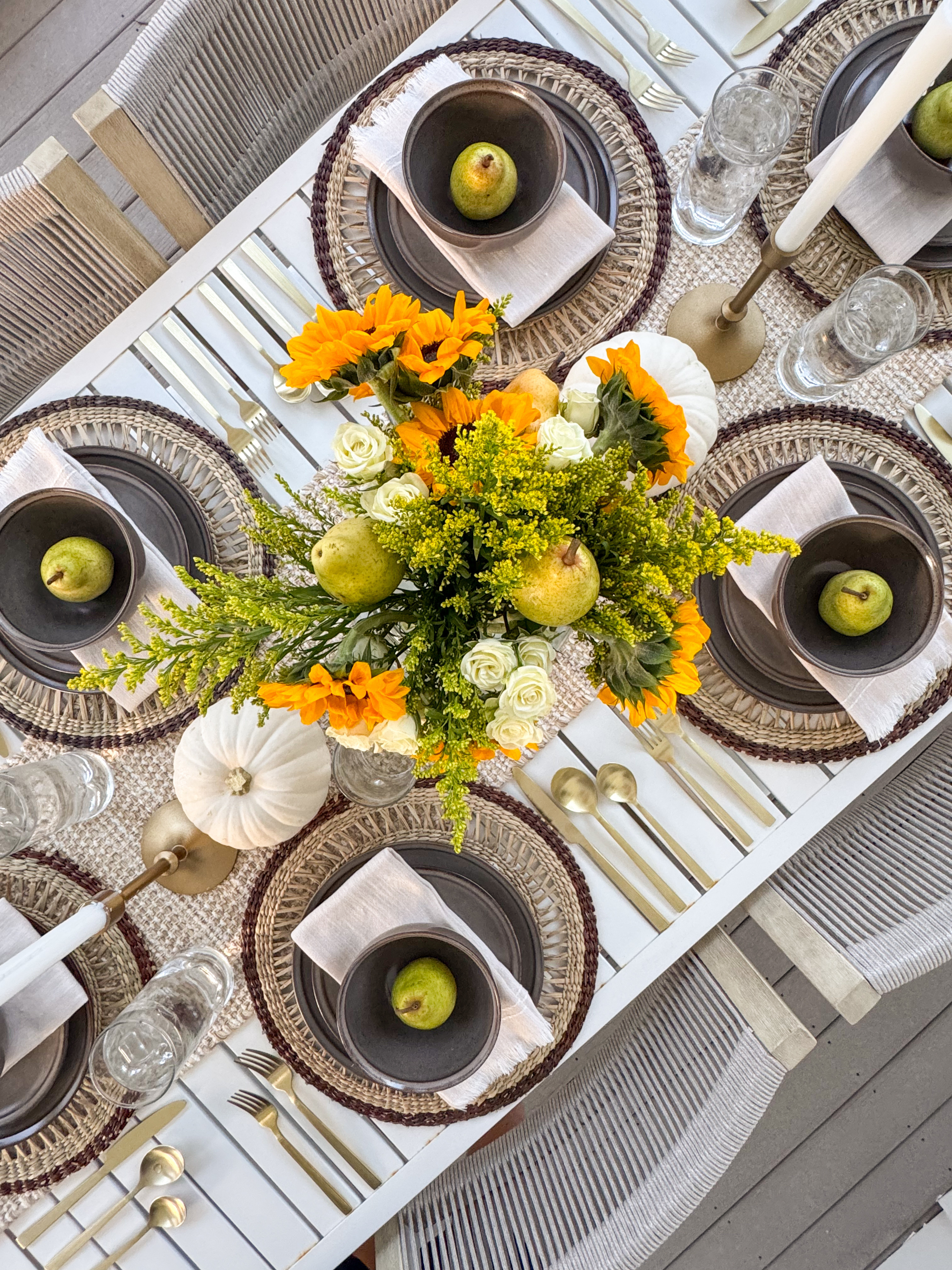 Fall tablescape