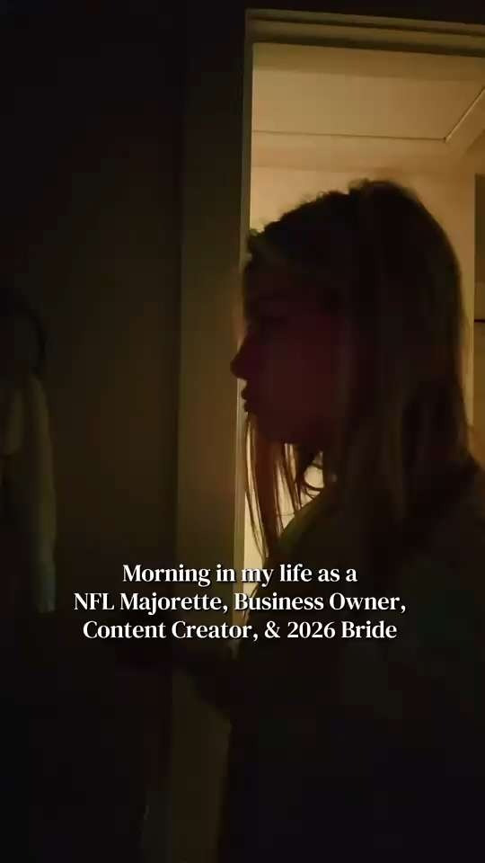 Morning in my life as a NFL Majorette, Business Owner, Content Creator, & 2026 Bride 

 #LTKgrwm #LTKootd #LTKvlog