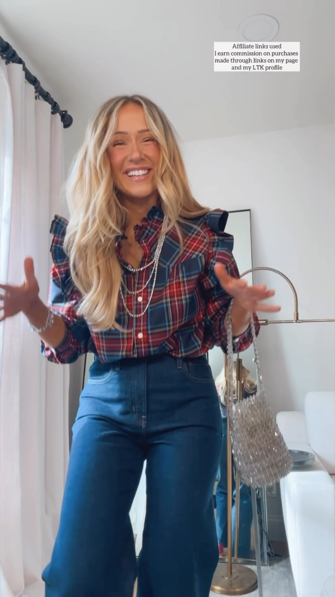 Casual holiday party outfit with jeans

Amazon holiday shirt
Tartan plaid shirt
Red shoes
Sparkly jewelry 

#LTKHoliday