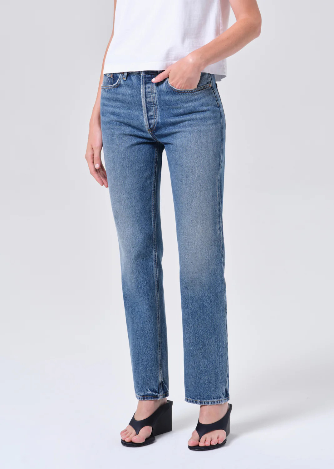 Lana High Rise Vintage Straight in Liberty | AGOLDE