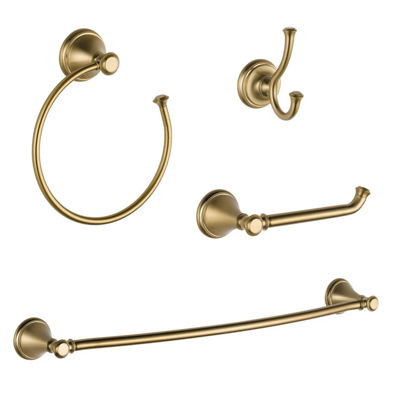 Cassidy Delta 4 Piece Bathroom Hardware Set | Wayfair North America