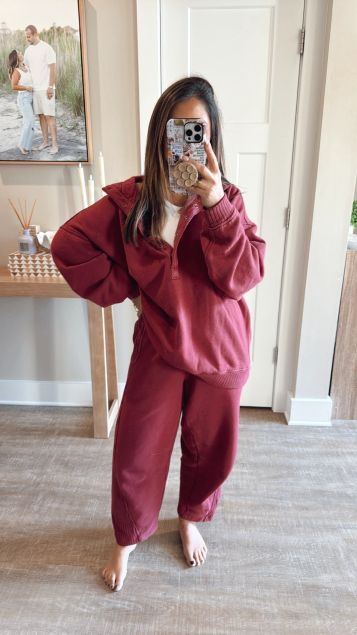 Aerie lounge set
Small short in bottoms (regular inseam works for me too!)
Medium in pulloverr

#LTKFindsUnder50 #LTKPetite #LTKSaleAlert