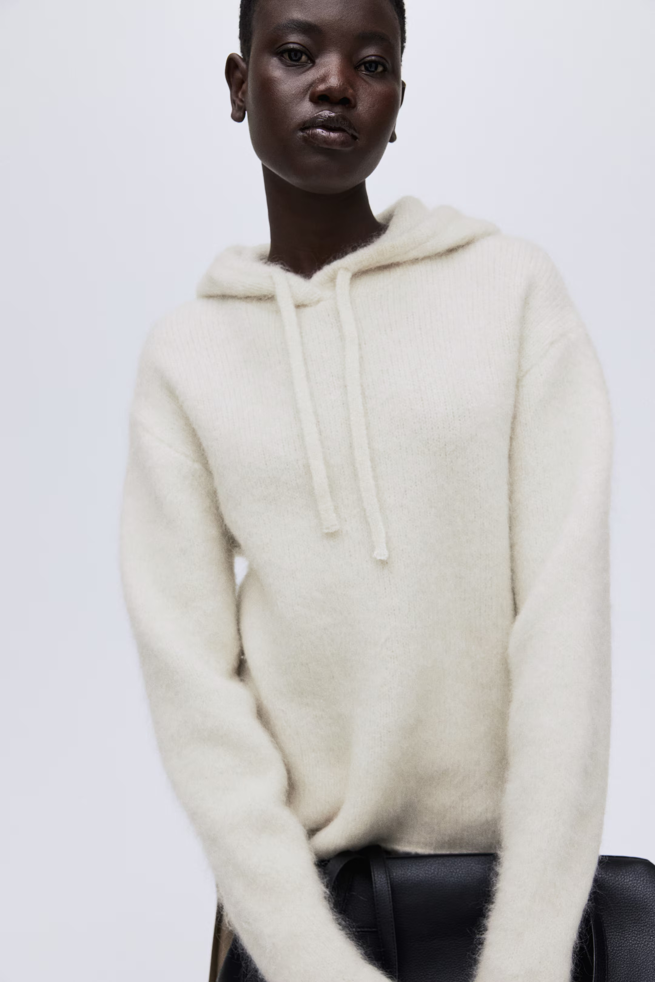 Mohair-Blend Hoodie | H&M (US + CA)