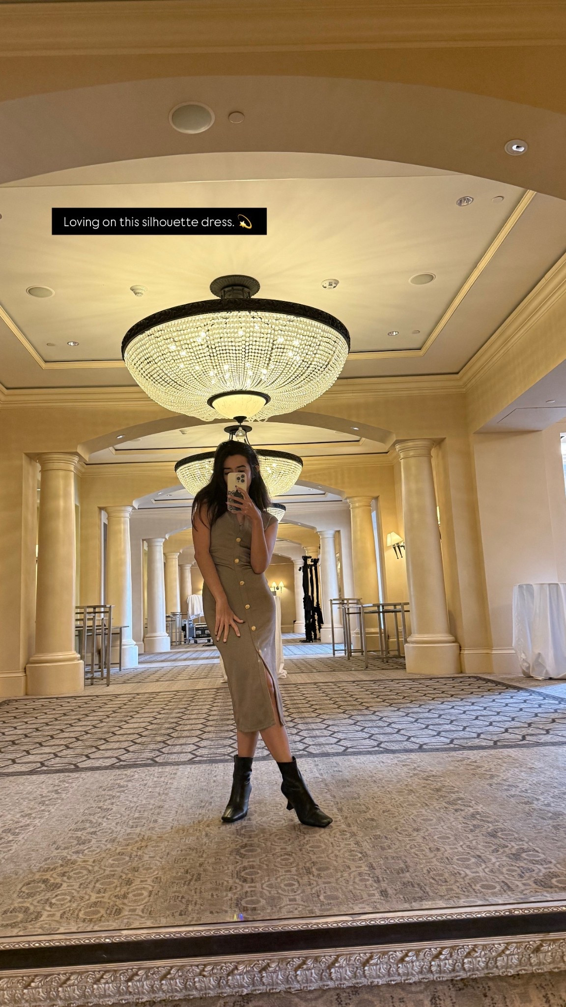 Love a good silhouette dress… 

Size: S 

TTS

#LTKHoliday #LTKPetite #LTKCyberWeek