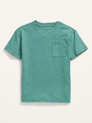 Short-Sleeve Slub-Knit Pocket T-Shirt for Boys | Old Navy (US)