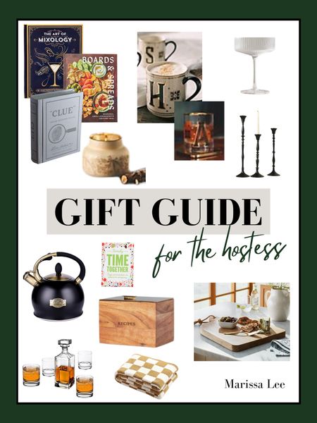 Gift guide for the hostess with the mostest 🤪 love these ideas!! Would be perfect additions to a gift basket or gifted on their own! Idea books for hosting, fun dinner party games and conversation starters, serving boards, cocktail glasses, and more! From Amazon, Target, Anthropologie, etc  

#LTKGiftGuide #LTKHoliday #LTKhome