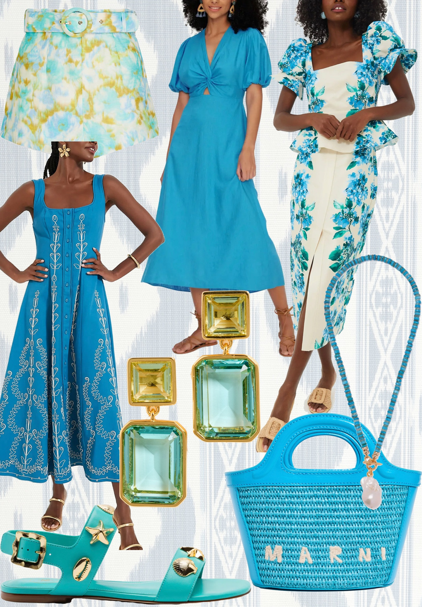 Blue dress, blue outfit, spring style, summer outfit, vacation outfit, beach vacation, dresses, earrings

#LTKtravel #LTKstyletip #LTKfindsunder100