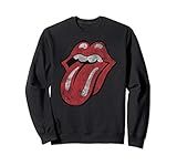 The Rolling Stones Distressed Tongue Sweatshirt Sweatshirt | Amazon (US)