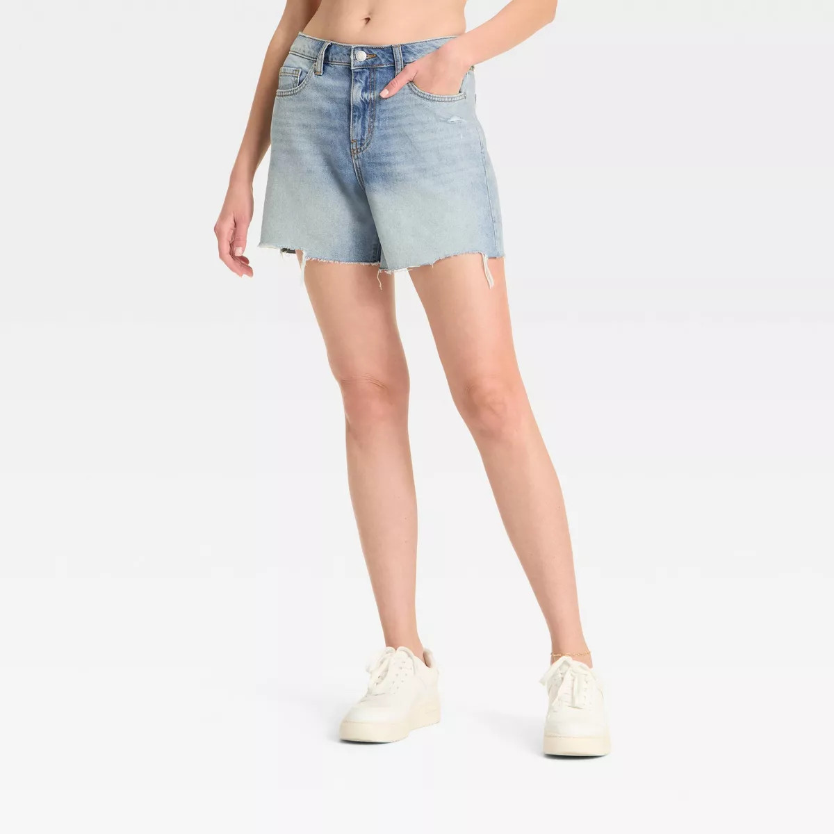 Women's Mid-Rise Loose Denim Shorts - Wild Fable™ | Target