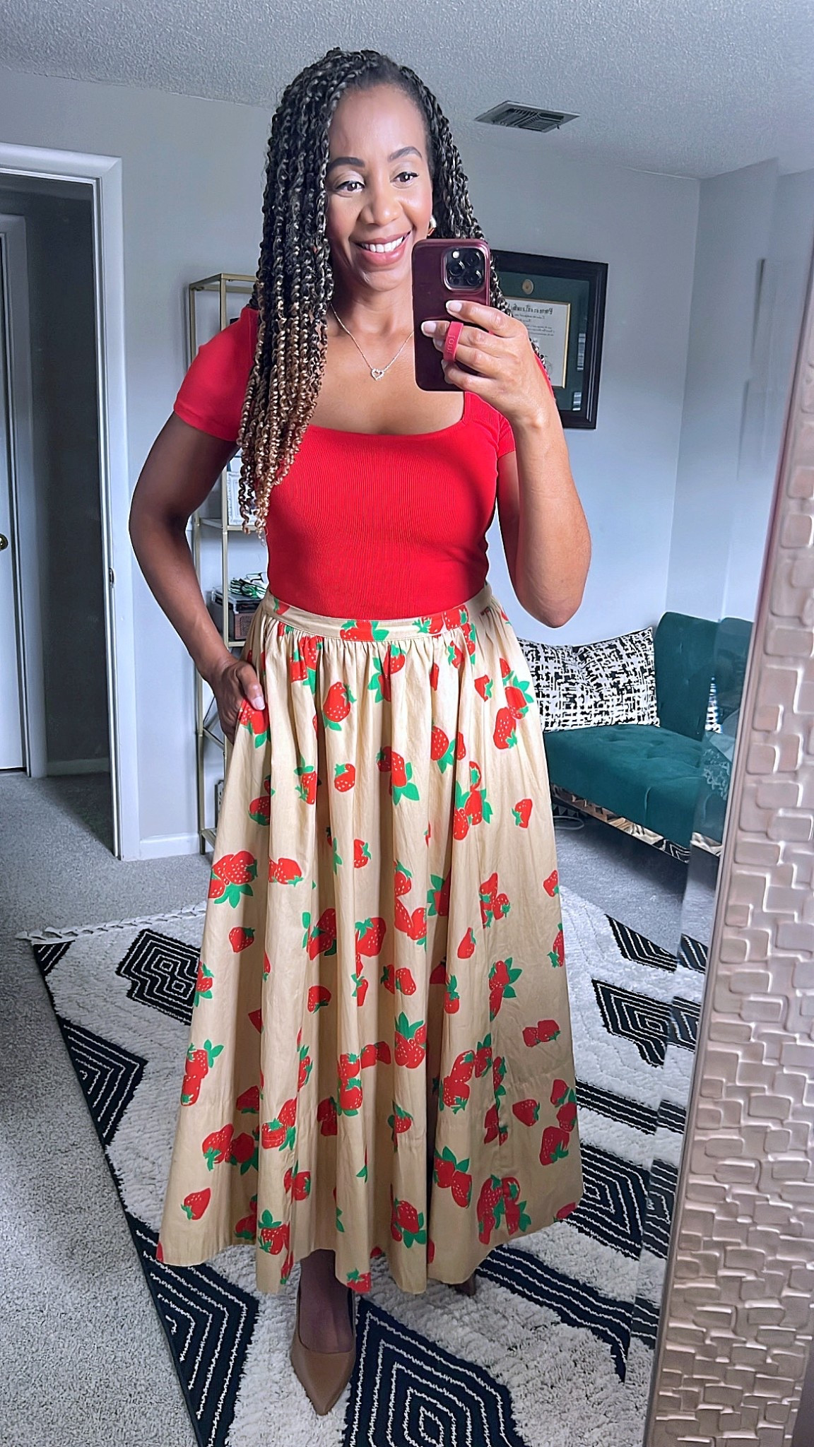 Outfits Lately - Office Workwear

• Sezane Amara T-Shirt
• Anthropologie's Jacie Poplin Printed Midi Skirt 
• Kendra Scott Ari Heart Pendant Necklace (old)
• Kendra Scott Kaia Hoop Earrings
• Sam Edelman Vienna Pump

workwear, office outfit, business casual, affordable workwear, summer outfit, work outfit, summer workwear, women's fashion, summer fashion, summer style, summer outfit inspo, summer ootd

#LTKSaleAlert

#LTKWorkwear #LTKMidsize #LTKFindsUnder100 #LTKStyleTip #LTKSeasonal #LTKOver40