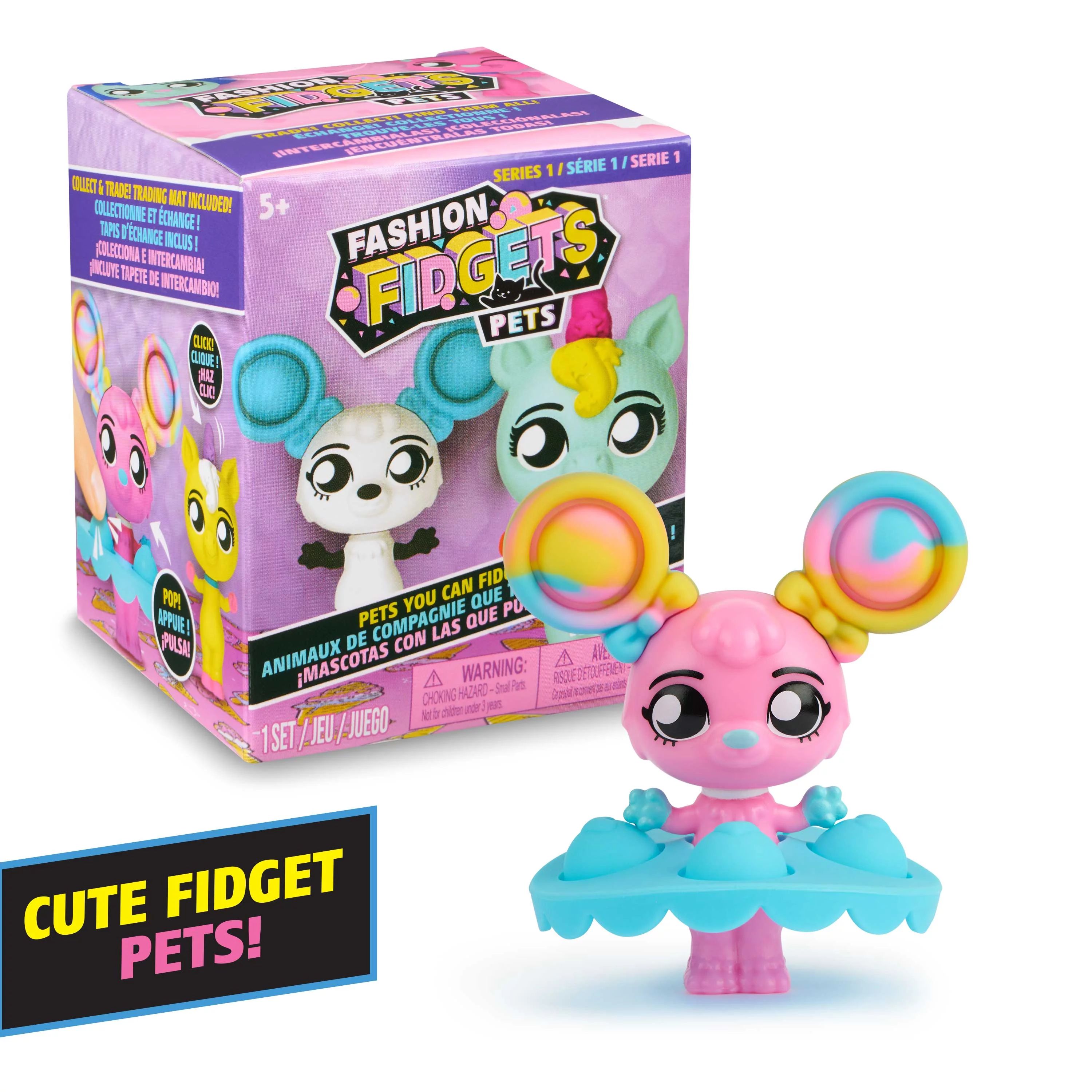 Fashion Fidgets Pets Collectible Fidget Pet Doll by WowWee (1 Mystery Doll Included, Series 1), A... | Walmart (US)