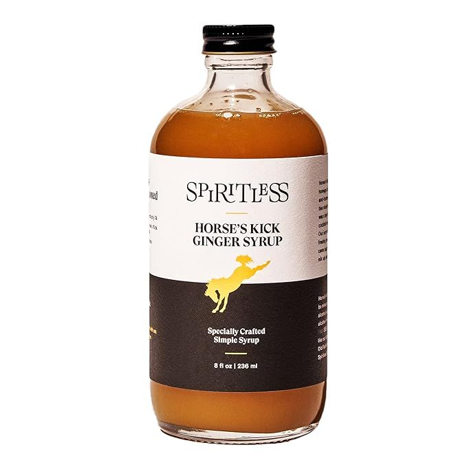 Amazon.com : SPIRITLESS Horse's Kick Ginger Syrup | Simple Syrup for Non-Alcoholic Spirits | Mock... | Amazon (US)