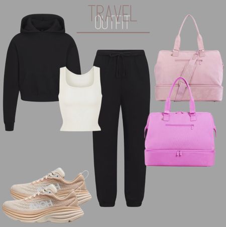 Travel ready! The hot pink weekender is coming out soon for the Barbie movie, so check out the Beis website to join the waitlist.

#jogger #sweatshirt #tank #skims #weekender #beis #barbie #hoka #sneakers 

#LTKtravel #LTKitbag #LTKshoecrush