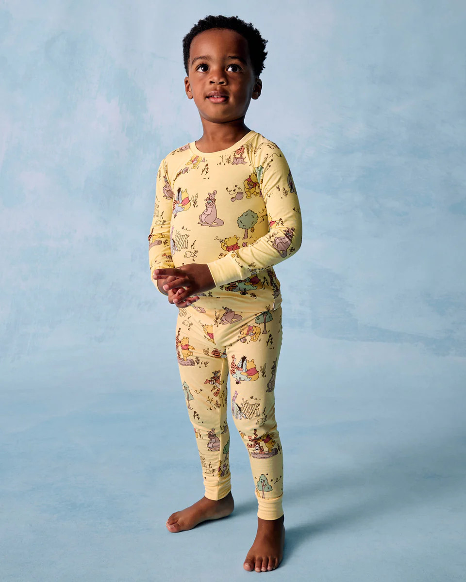 Disney Playtime With Pooh Two-Piece Pajama Set | Little Sleepies