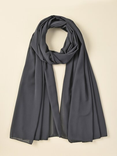 Plain Chiffon Scarf | SHEIN
