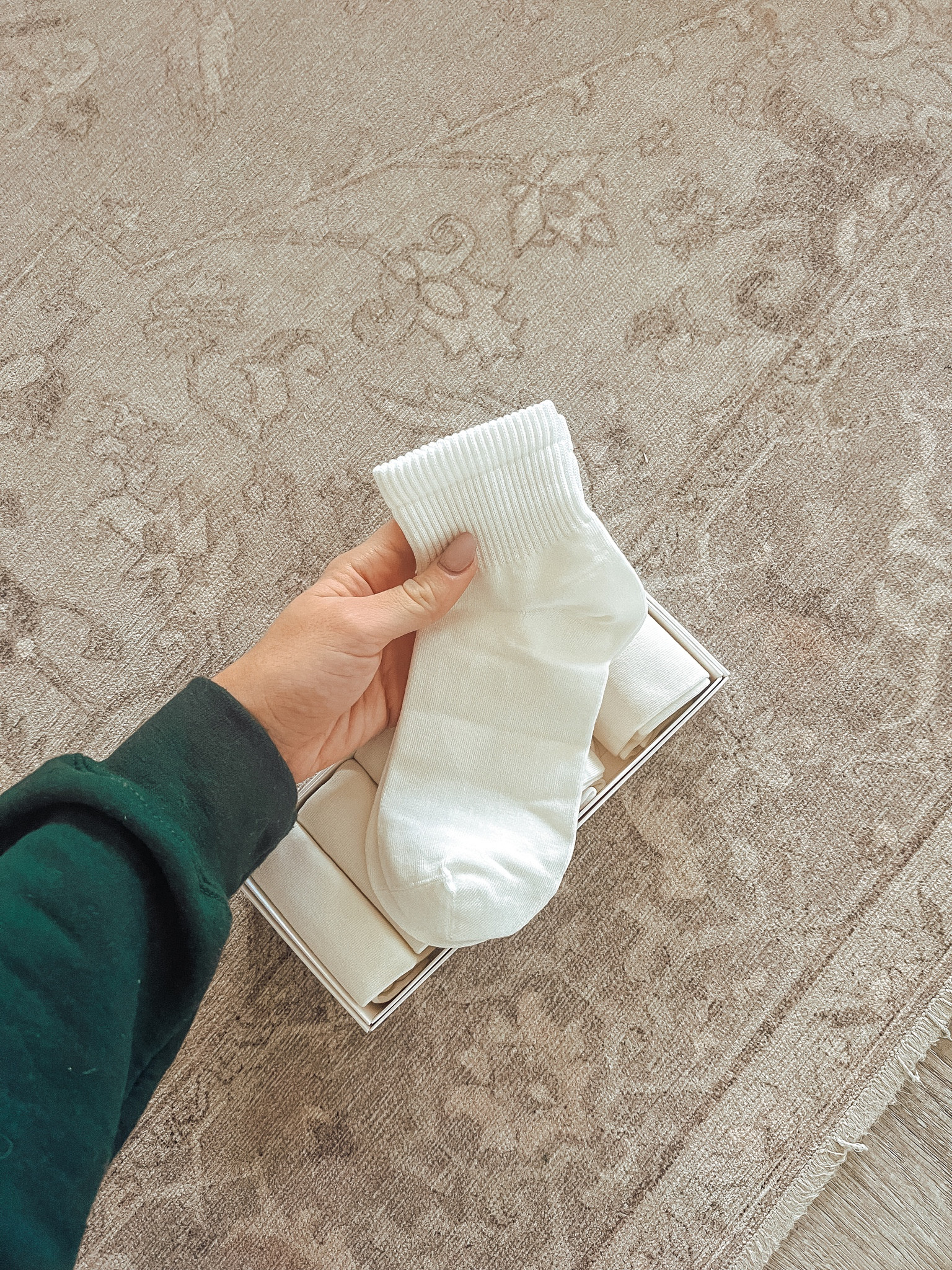 White mini crew socks - from amazon!