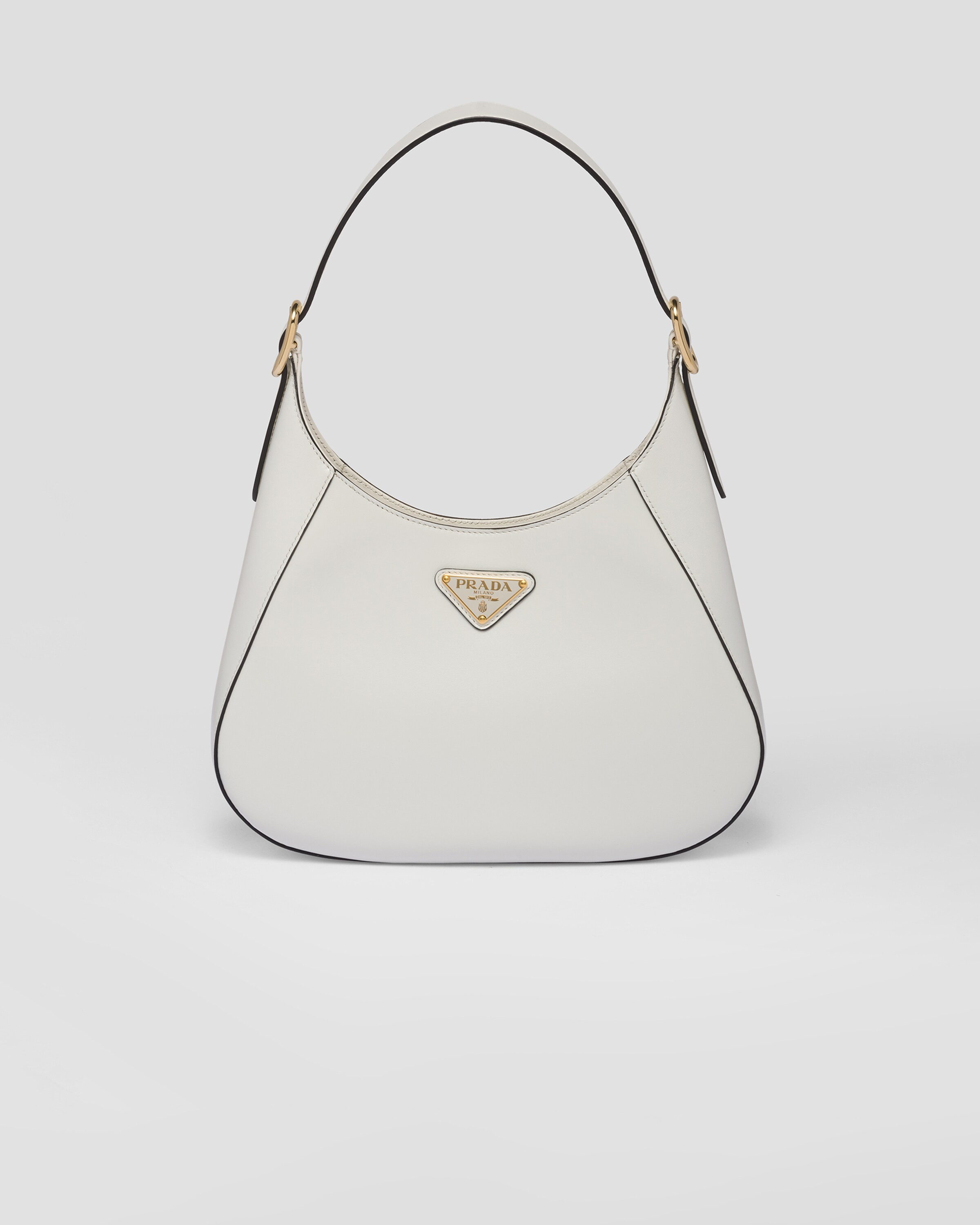 Leather shoulder bag | Prada US