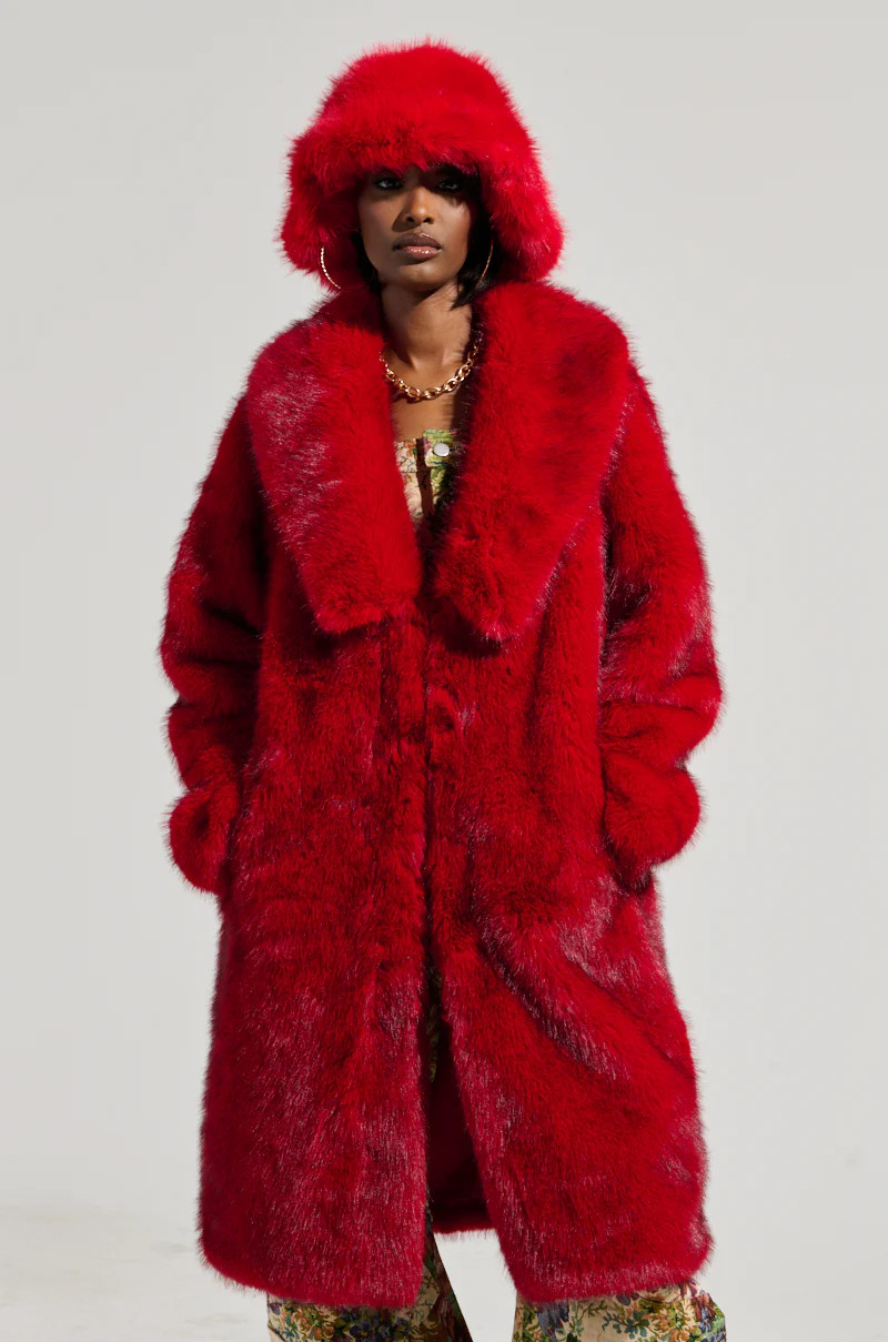 JOVI FAUX FUR JACKET | AKIRA