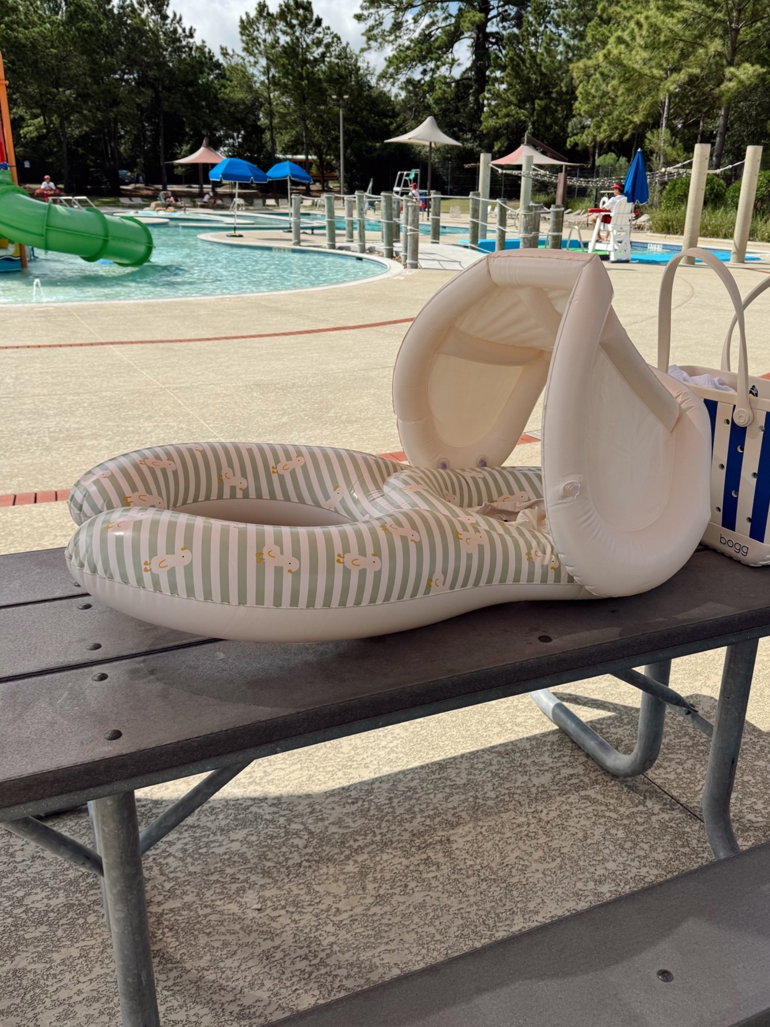 This pool floaty for baby boy and I was fantastic! The shade cover is great and I love that I can float along with him🙌🏻

#LTKBaby #LTKmomlife #LTKSwim