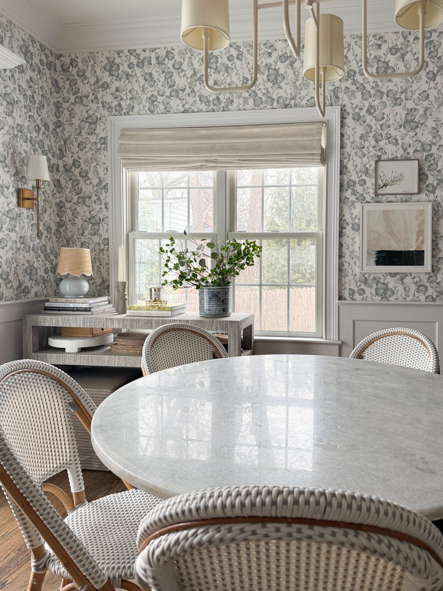 Planning to wallpaper the remaining walls of our breakfast nook today! This wallpaper is discontinued from Serena & Lily but I’ve linked a few designs that are similar. 

#LTKSeasonal #LTKHome #LTKmorningroutine