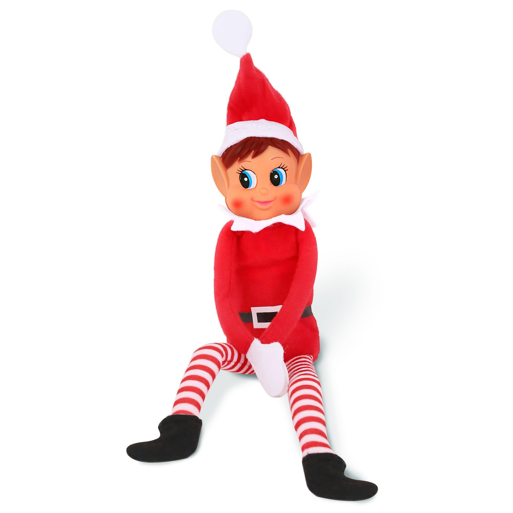 Christmas Elf Behaving Badly Plush Toy | Elfette Novelty Long Bendy Naughty Girl Christmas Doll |... | Amazon (US)