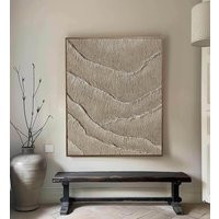 Wabi Sabi Wall Art, Beige & Sand Textured Canvas, Neutral Tones | Etsy (US)