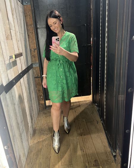 Summer shirt dress vibes 💚

#LTKover40 #LTKstyletip #LTKSeasonal