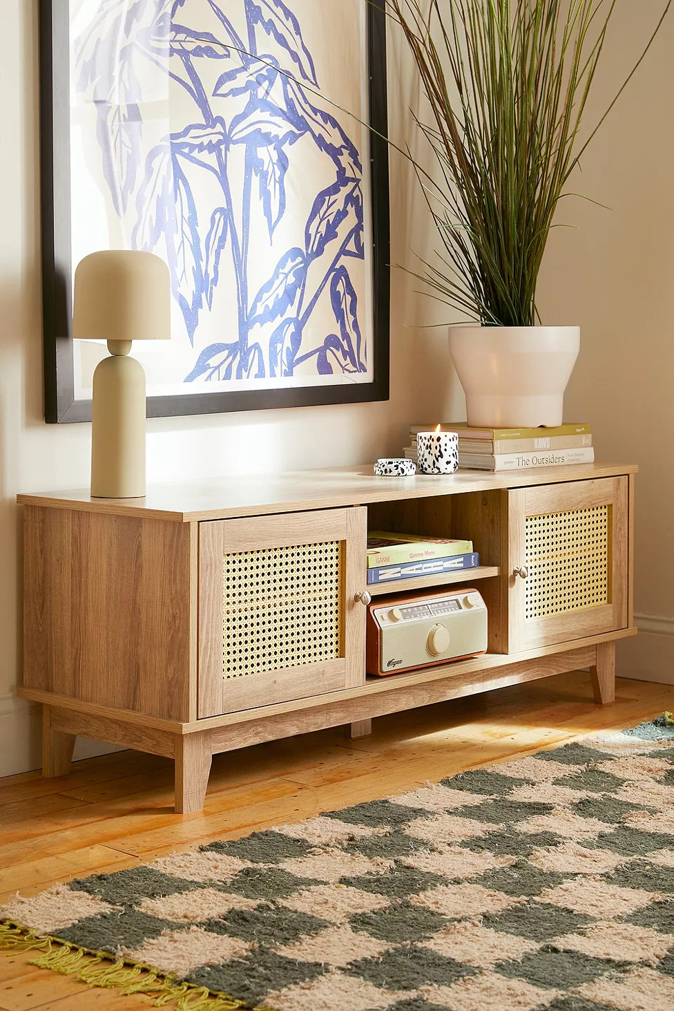 Lily Rattan Media Console | Urban Outfitters UK