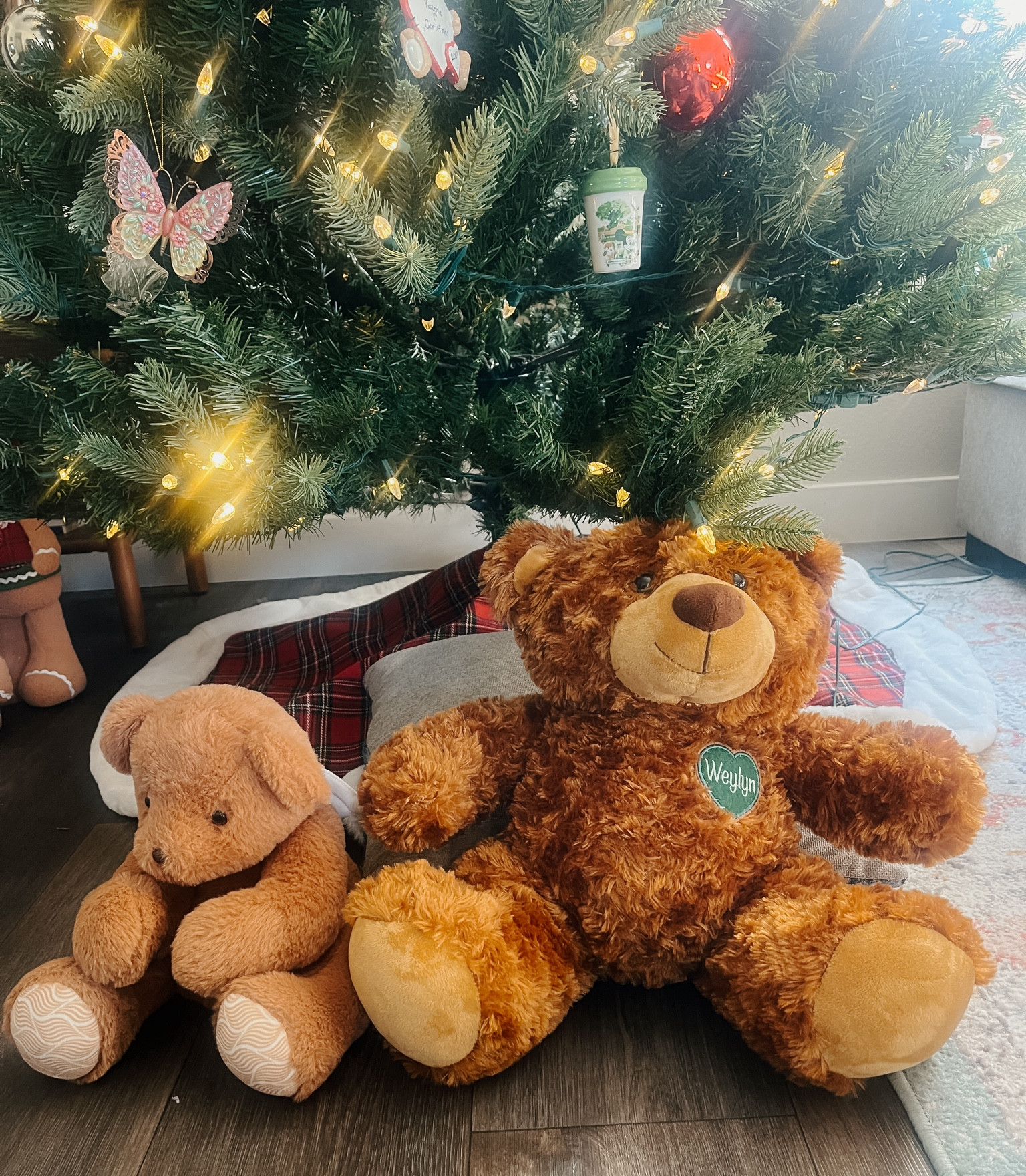 Weighted bears! A super great gift for any loss mamas! Especially for stillbirths or infant loss. 🤍 the bear with the green weylyn patch is from mollybear. 

#LTKGiftGuide