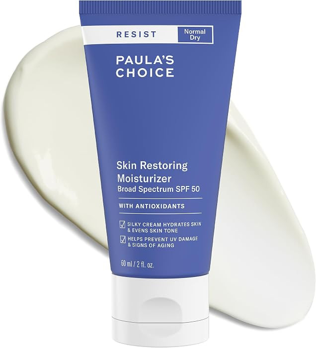 Paula's Choice RESIST Skin Restoring Moisturizer SPF 50, UVA & UVB Protection, Shea Butter & Niac... | Amazon (US)