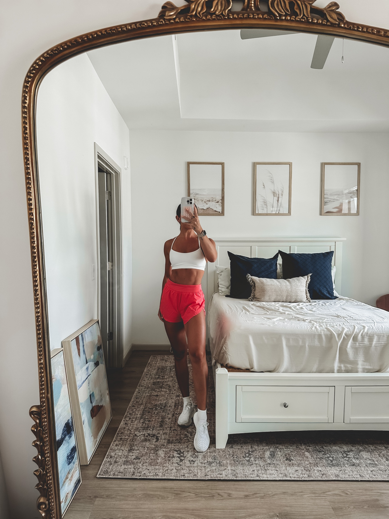Bra: size 6
Shorts: size 4
Shoes: true to size 



#LTKunder100 #LTKshoecrush #LTKfit