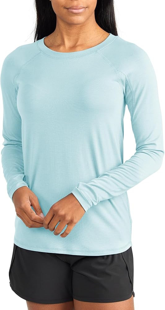 Free Fly Women's Shade Long Sleeve Shirt - Breathable Bamboo Viscose Outdoor Stretch Shirt with S... | Amazon (US)