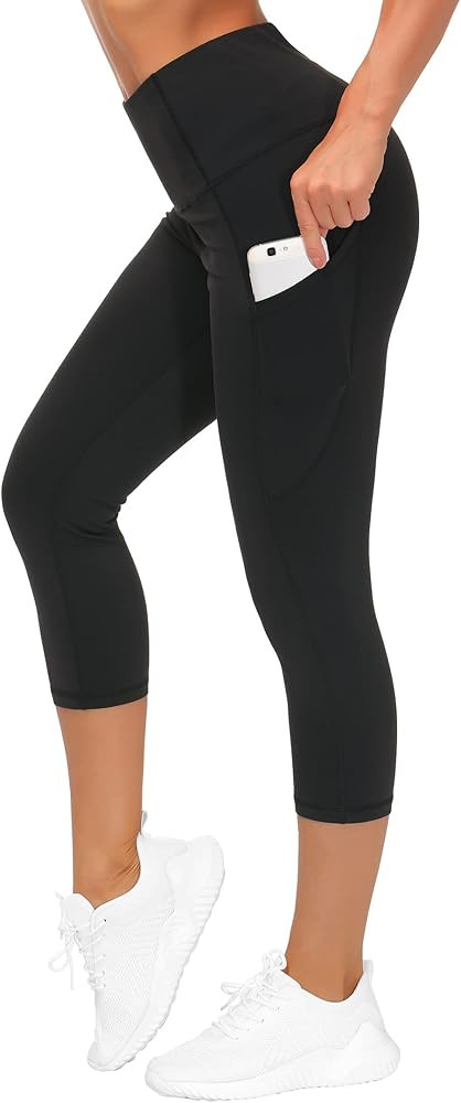 THE GYM PEOPLE Thick High Waist Yoga Pants for Women, Tummy Control Workout Running Yoga Leggings... | Amazon (CA)