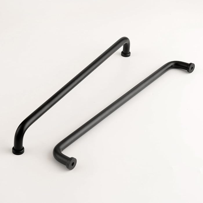5 Pack Matte Black 10 Inch Long Cabinet Pulls Modern Drawer Handles Bathroom Vanity Pulls Cupboar... | Amazon (US)