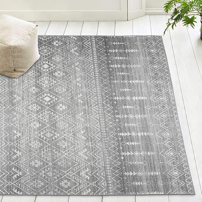 ReaLife Machine Washable Rug - Stain Resistant, Non-Shed - Eco-Friendly, Non-Slip, Family & Pet F... | Amazon (US)