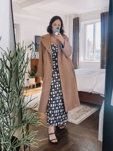 Ways to style a camel coat with a maxi dress 

#LTKstyletip #LTKfindsunder100 #LTKshoecrush