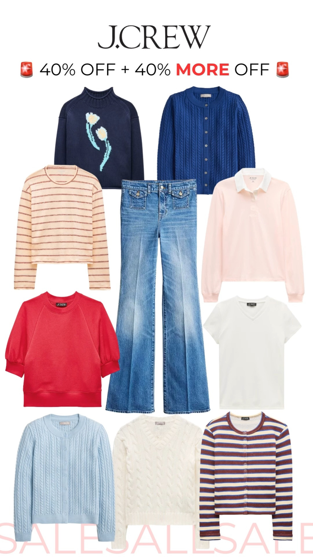 40% off + 40% MORE off! Some things are ten dollars! Shop the j.crew summer sale and use code SUMMER!

#LTKSeasonal #LTKOver40 #LTKSaleAlert